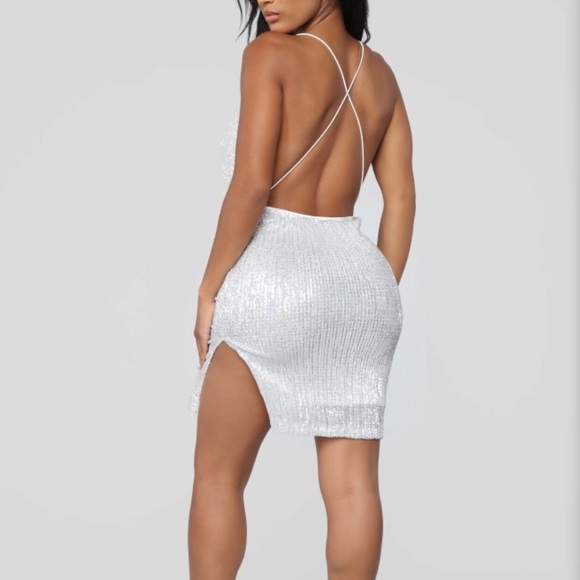 ‘Dirty Martini Sequin Dress’ Fashion Nova - Picture 2 of 4
